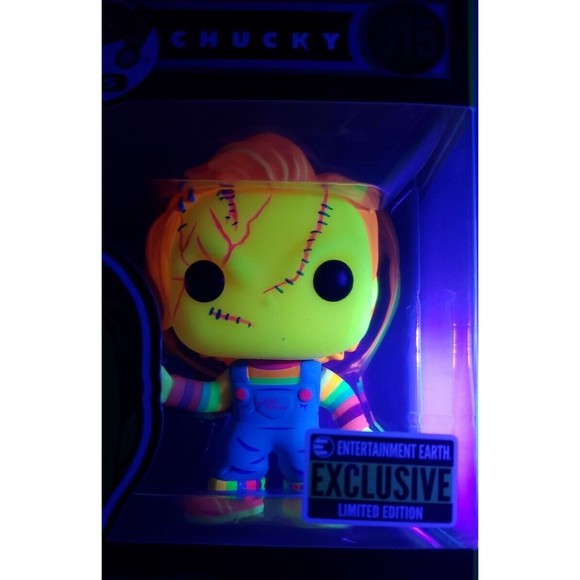 MINT Child's Play Chucky Black Light Funko Pop! Vinyl Figure #315 - Picture 12 of 13